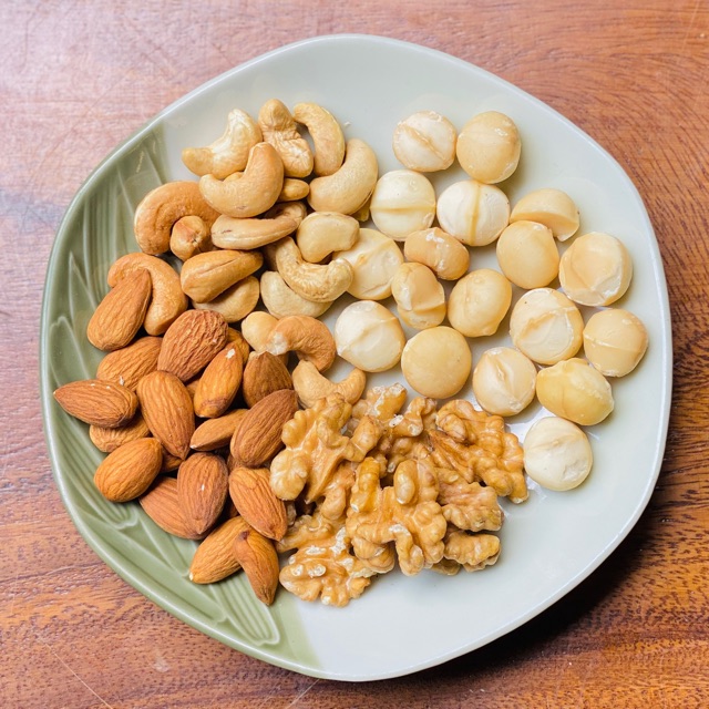 Mix Nuts 4 Loại Hạt: Maca, Hạt Điều, Hạnh Nhân, Óc Chó