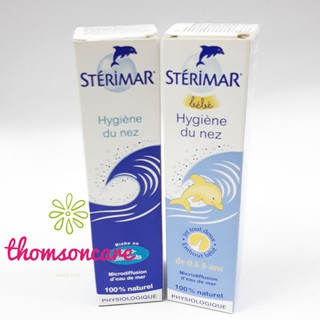 Nước muối biển sâu dạng xịt sterimar rửa mũi hằng ngày - hàng pháp