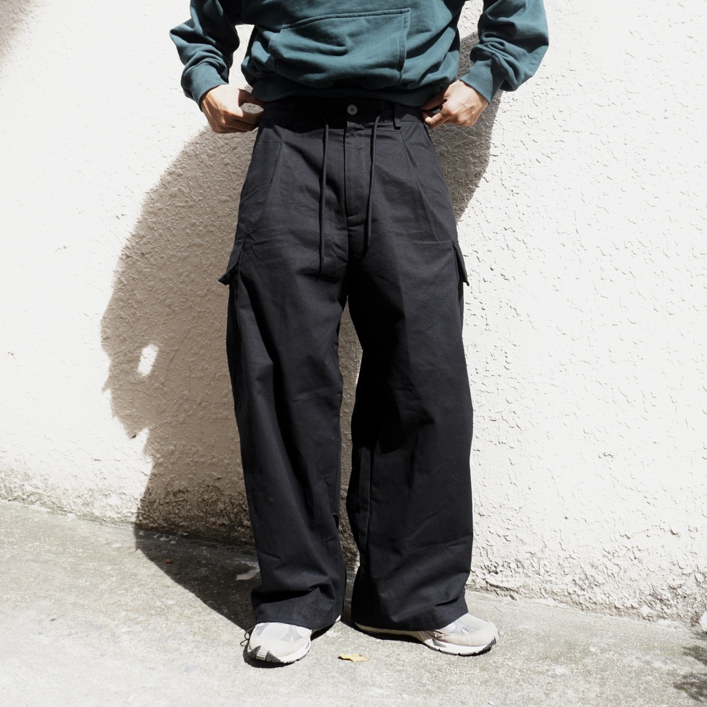 AGOB - QUẦN TÚI HỘP OVERSIZE UNISEX CÓ DÂY