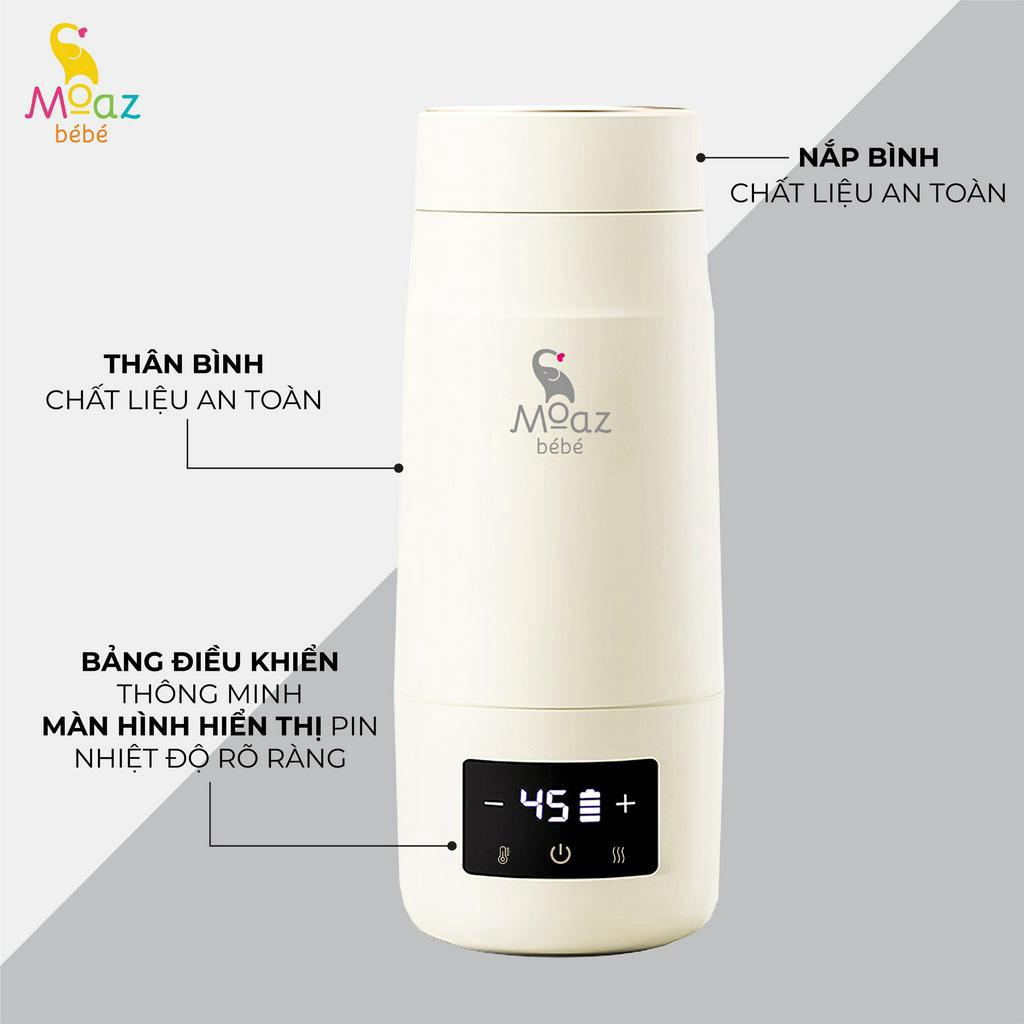 Bình đun nước pha sữa di động Moaz bébé MB058