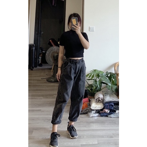 Croptop cao cổ dư xịn