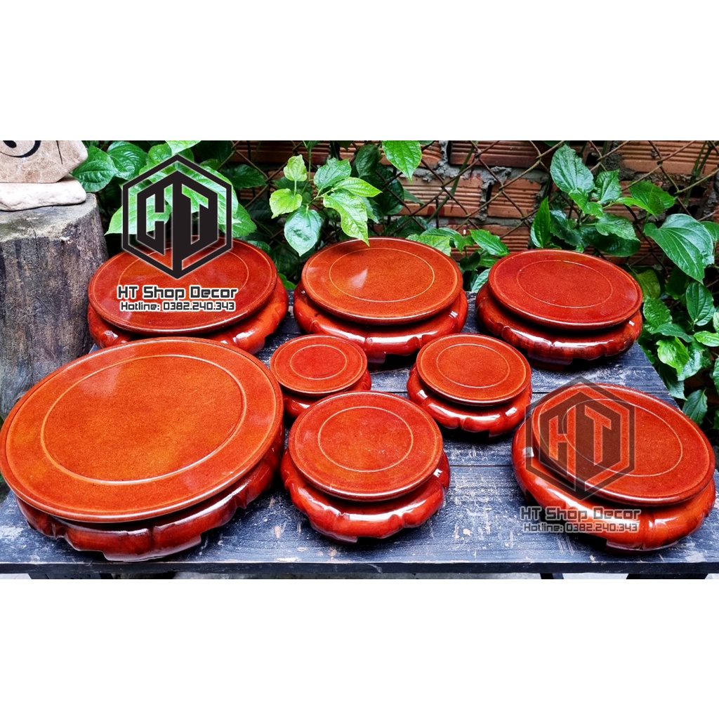 Đế gỗ tự nhiên để đặt tượng , trang trí phong thủy, trưng bày sản phẩm, để chậu hoa/tượng Phật