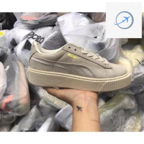 👒 Giầy puma mầu be da lộn 1:1 ( full box + free ship ) Đẹp RẺ NHẤT..2020 Xịn Chuẩn Chất new . Hàng Chuẩn ! 👒