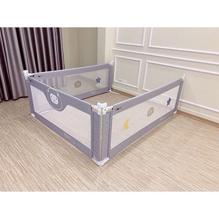 Thanh chặn giường inox an toàn cao ngang cổ bé