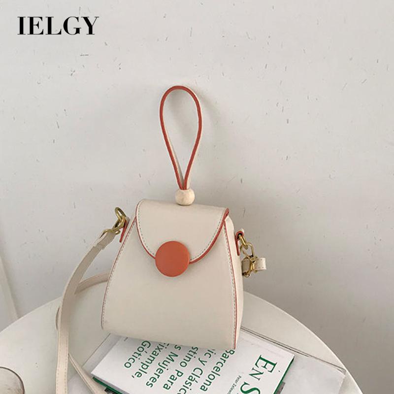 Túi Đeo Chéo Hình Vuông Cỡ Nhỏ Phối Dây Đeo Sợi Xích Phong Cách Phương Tây Thời Trang