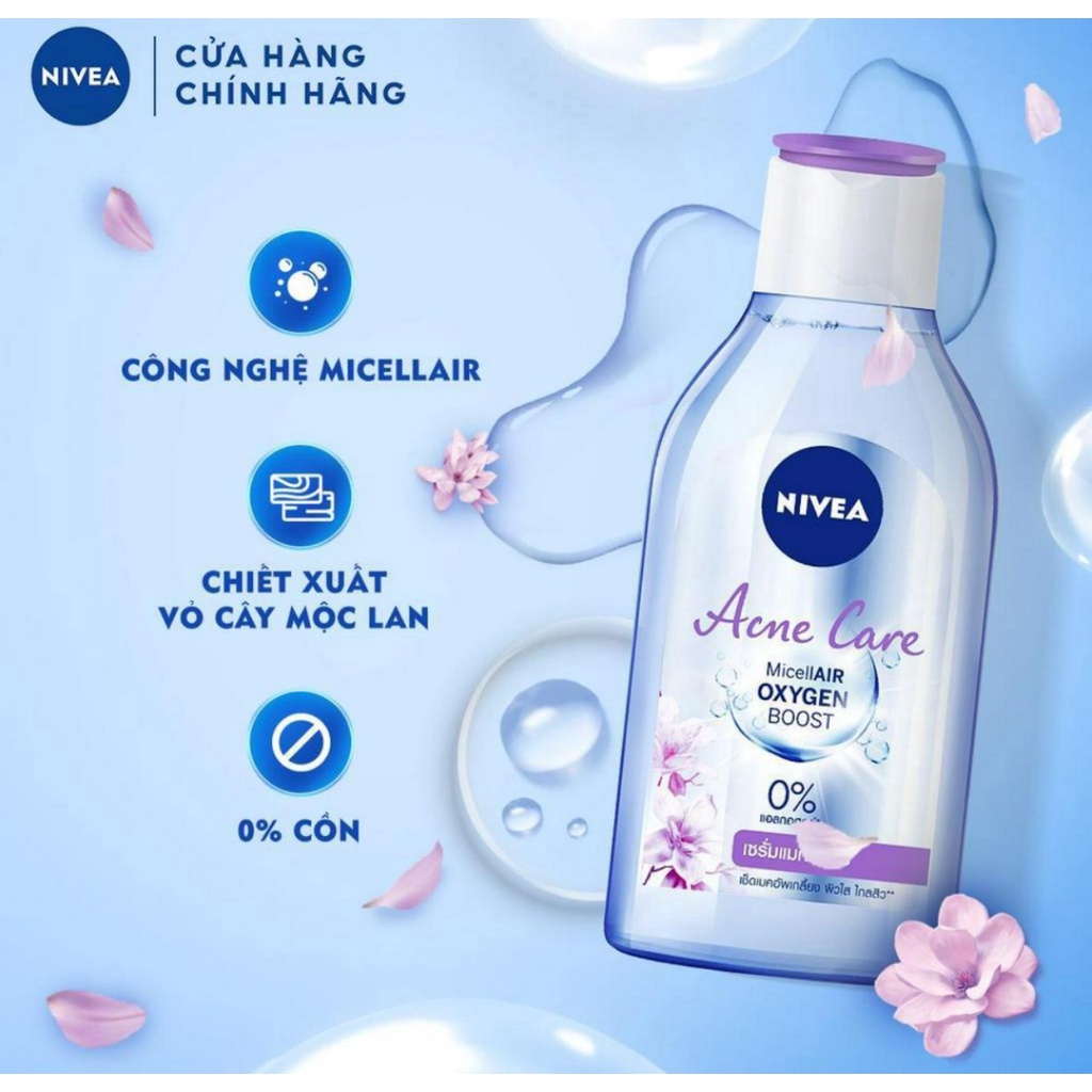 Nước Tẩy Trang NIVEA Ngừa Mụn Acne Care MicellAir Water 400ml