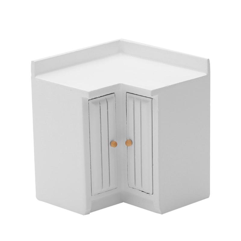 Bộ Mô Hình Tủ Bếp Mini Tỉ Lệ 1 / 12 Dùng Trang Trí Nhà Búp Bê