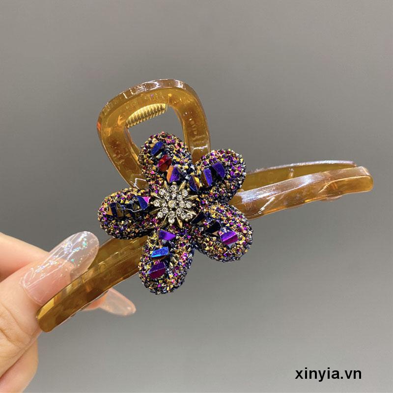 【Xxinia.Vn】Kẹp Tóc Lớn Hình Hoa Tinh Tế Chất Lượng Cao Thanh Lịch Mùa Hè Cho Nữ