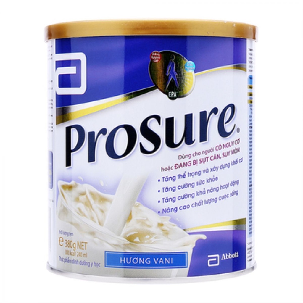 Sữa abbott prosure 380g hương vanilla dành cho người ung thư Extaste
