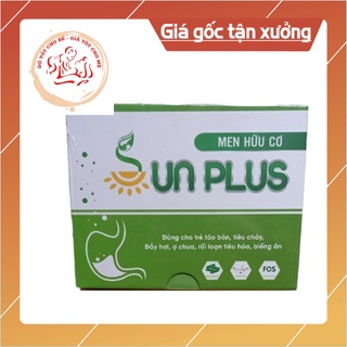 Men Hữu Cơ Sunplus hết táo bón, tiêu chảy, hết biếng ăn hộp 30 gói