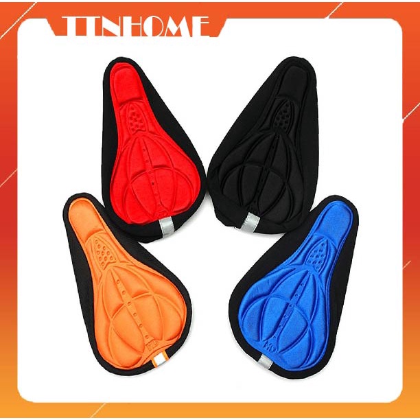 Bọc yên xe đạp thể thao 3D , yên xe đạp siêu êm bọc yên xe đạp đệm mút