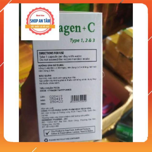 Viên uống đẹp da Collagen + C Type 123 16000mg giảm thâm nám tàn nhang  Hộp 60 viên | BigBuy360 - bigbuy360.vn