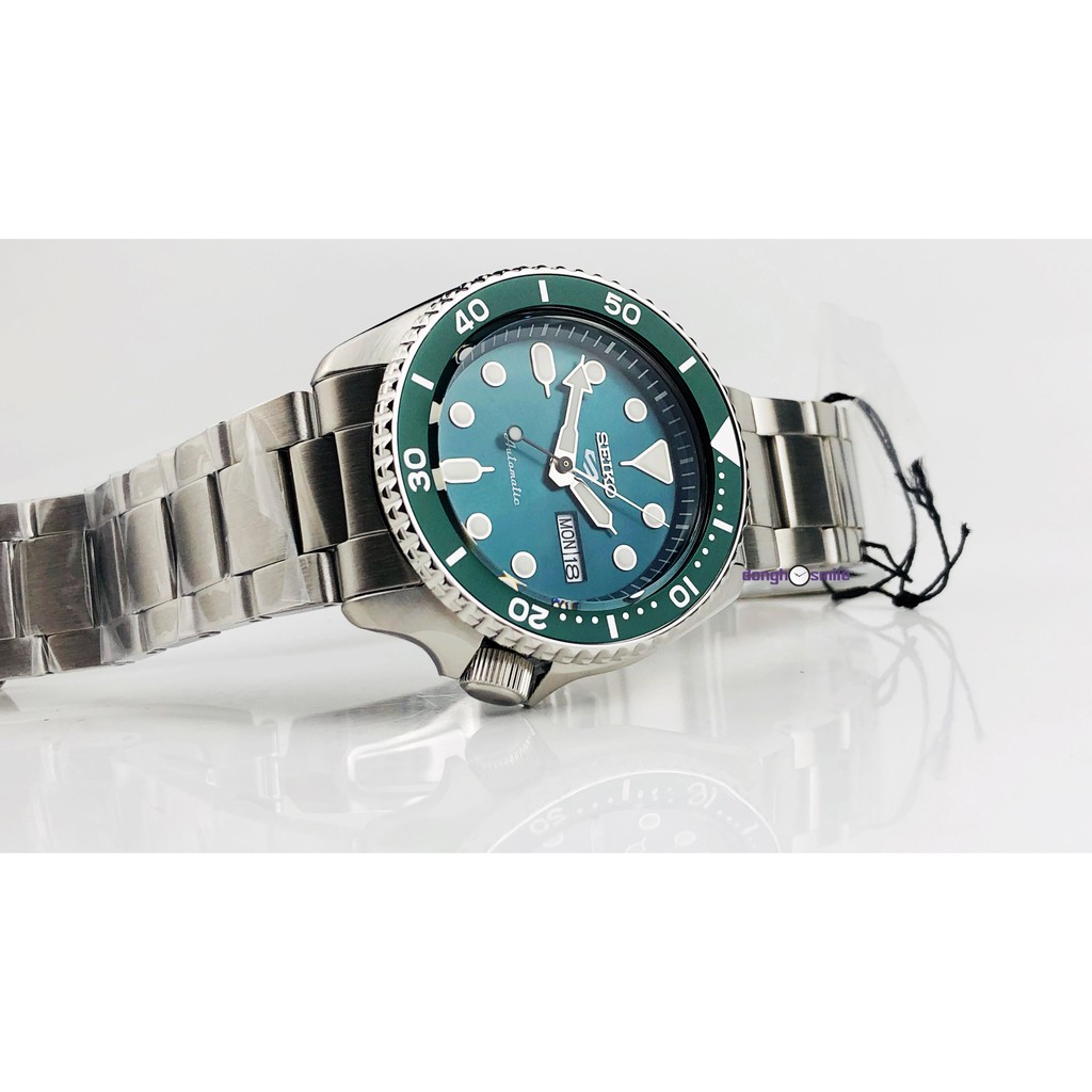 Đồng hồ nam Seiko 5 sport SRPD61K1 mặt xanh ngọc