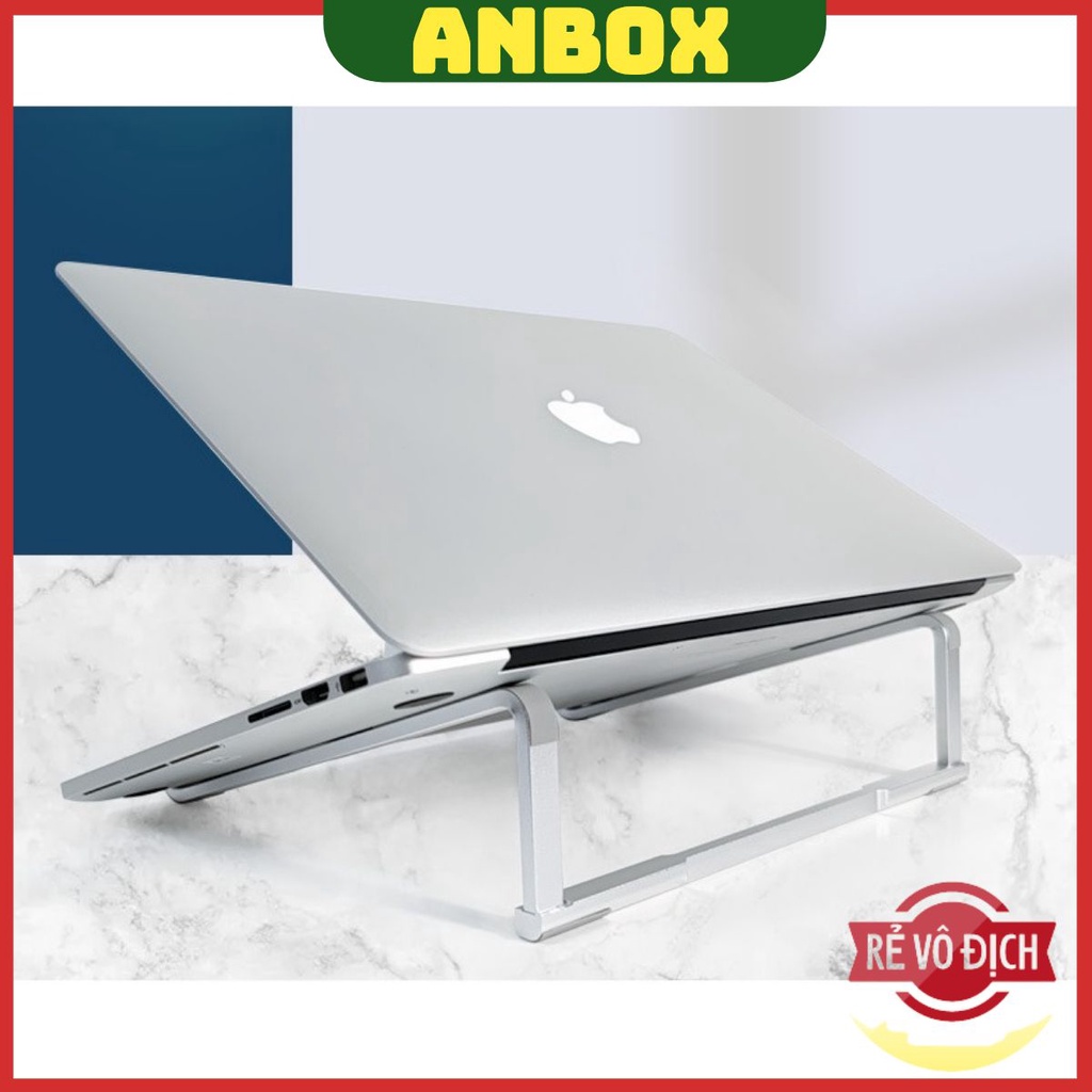 Giá đỡ laptop macbook gấp gọn, điều chỉnh độ cao bằng nhôm cao cấp, mẫu mã đa dạng.