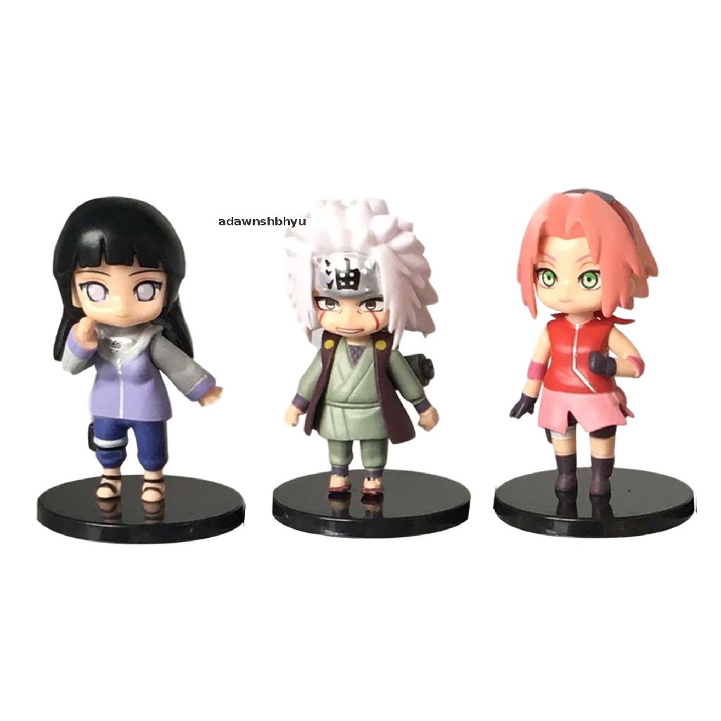 Bộ 12 Nhân Vật Anime Naruto Shippuden Hinata Sasuke Itachi Kakashi Gaara