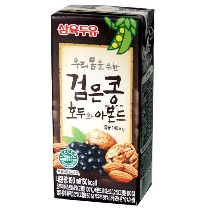 Sữa đậu đen Hạnh Nhân Óc chó Hàn Quốc 24 hộp/thùng-đồ ăn vặt Sài Gòn, thơm ngon đậm vị- Hỏa tốc TPHCM - ViXi Food