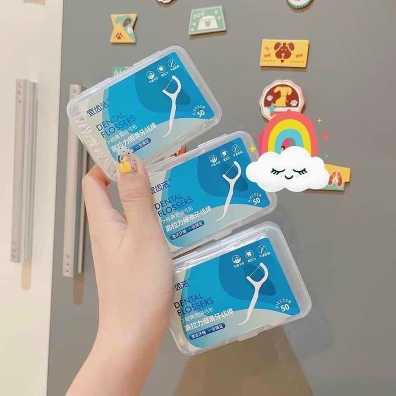 1 hộp chỉ nha khoa tiện lợi
