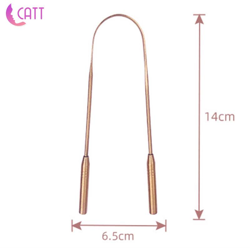 Dụng Cụ Cạo Lưỡi Bằng Đồng Nguyên Chất 100% Hình Chữ U