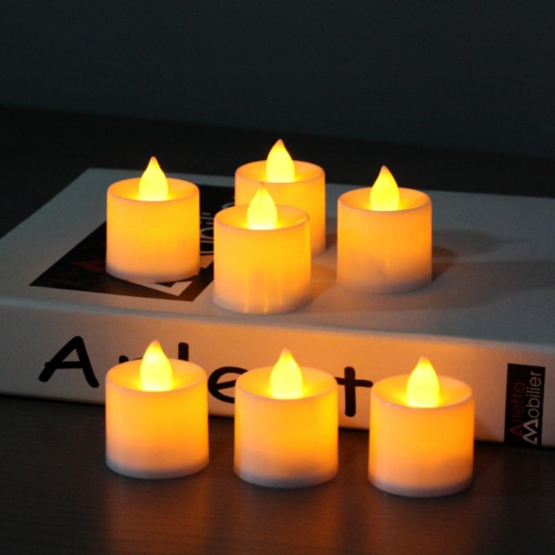 Đèn LED giả nến trang trí sinh nhật đám cưới lãng mạn