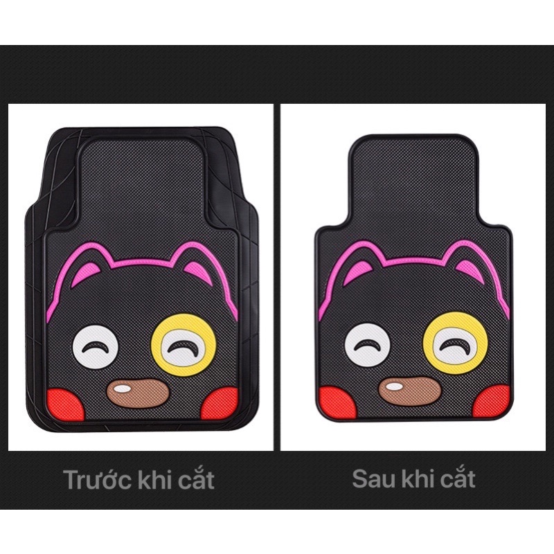 Lót Sàn ô tô Cao Su Thời Trang Có Thể Điều Chỉnh Theo Kích Cỡ Xe