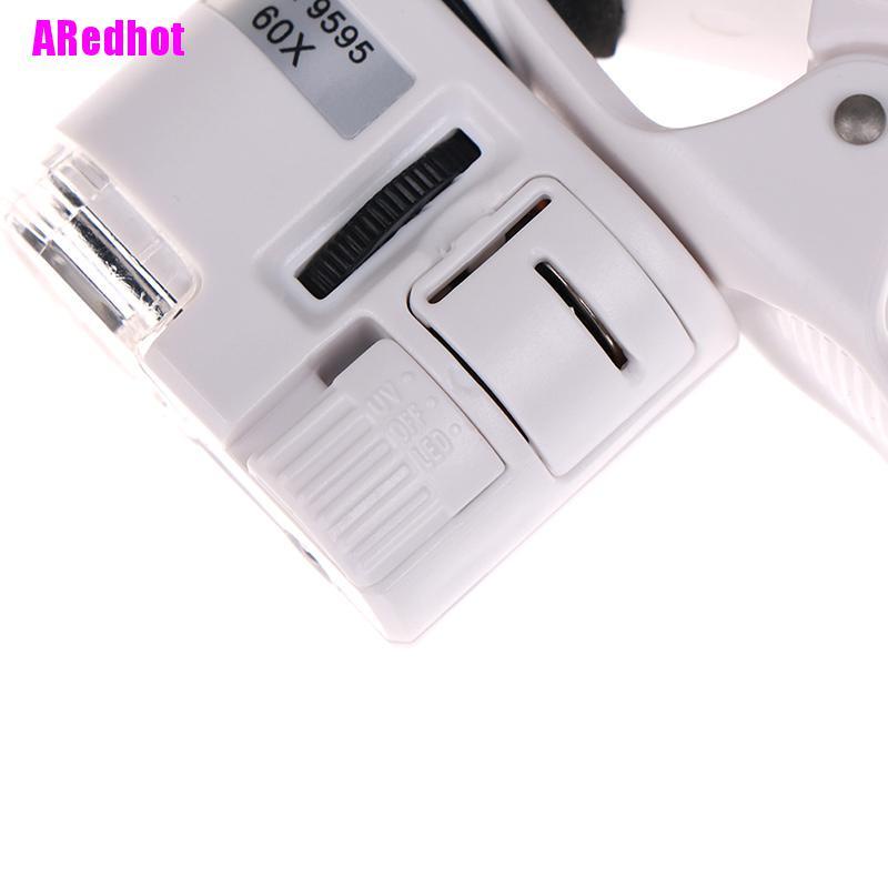 Kính Lúp Phóng Đại 60 Lần Có Đèn Led Điện Thoại