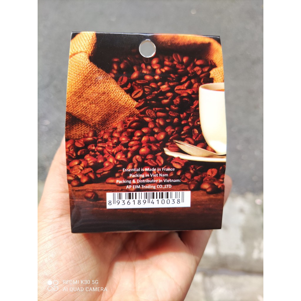 Nước hoa ô tô , Sáp Thơm Crown ( Pháp)  -Khử mùi xe hơi - Hương Cafe - dung tích 35g