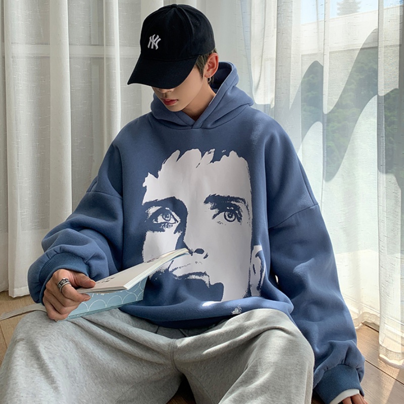 Áo Hoodie Form Rộng Phong Cách Hip Hop Cho Nam