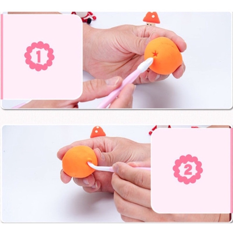 Bộ 8 cây tạo hình 16 đầu dùng tạo hình đất sét,làm bánh v.v...