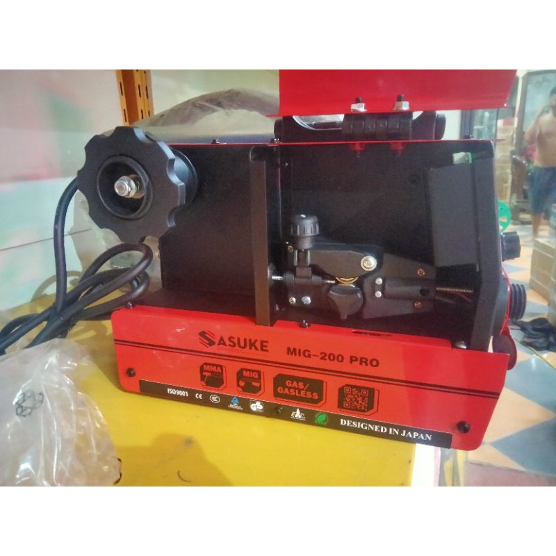 Máy hàn mig mini không dùng khí KENMAX 200 Pro - SASUKE 200 Pro sử dụng cuộn dây 1kg và 5kg