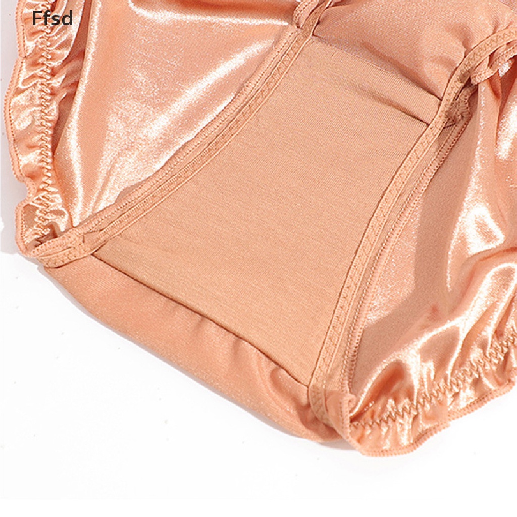 {Ffsd} Quần Lót Satin Lưng Thấp Siêu Co Giãn Gợi Cảm Cho Nữ * Hot