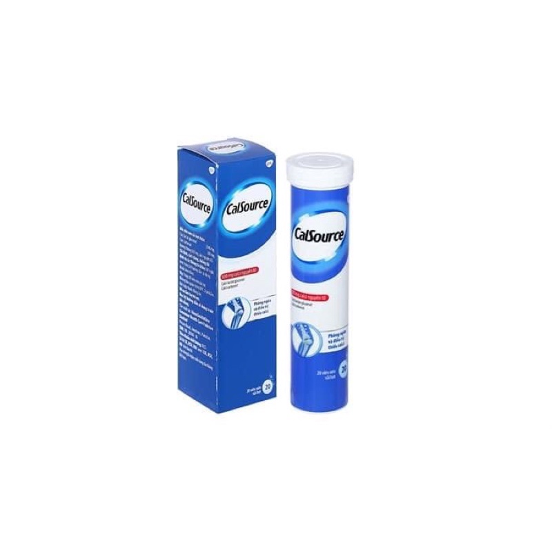 Tuyp sủi Calsource bổ sung Canxi 20 viên