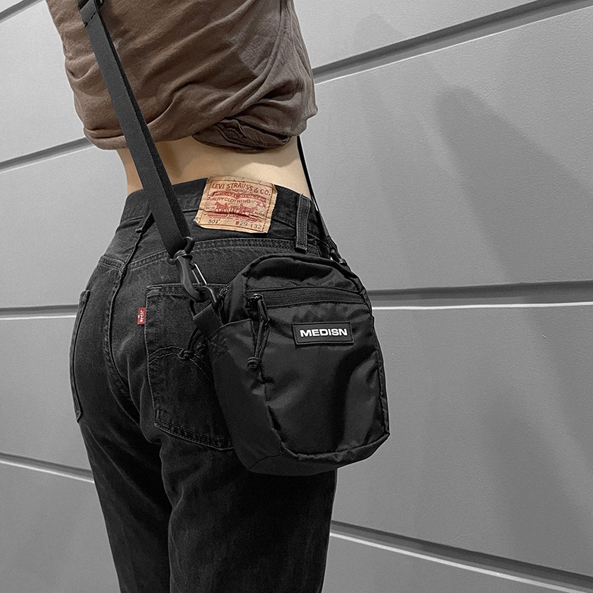 TÚI ĐEO CHÉO MEDISN MINI SHOULDER BLACK BAG | BigBuy360 - bigbuy360.vn