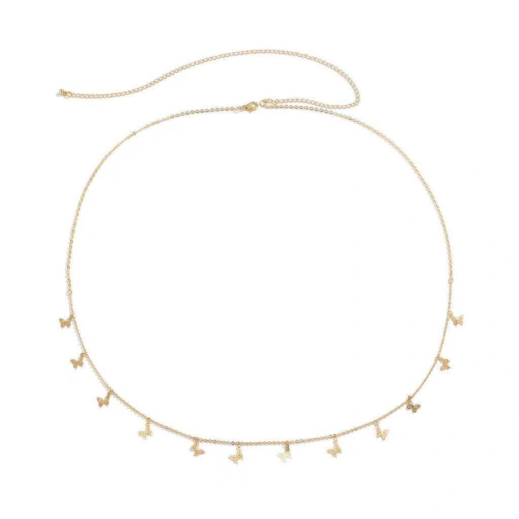 Chain xích thắt vòng eo chuỗi Butterfly đơn giản cá tính dành cho nữ