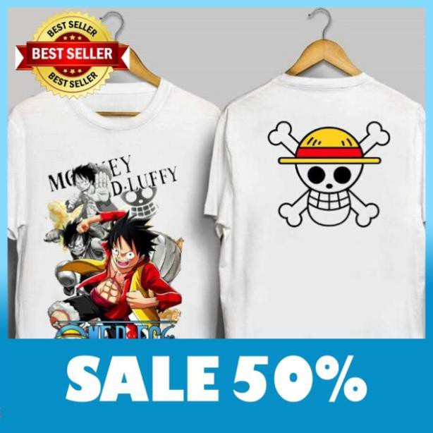 (SALE 50%) Áo thun One piece monkey D luffy in tại shop /uy tín chất lượng