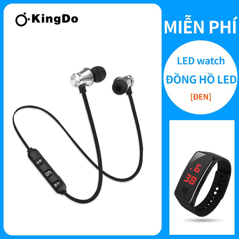 【Miễn phí Đồng hồ led】Tai nghe Bluetooth không dây XT11 chống thấm nước có nam châm chuyên dụng