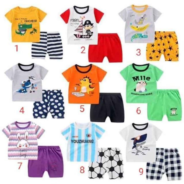 |FAMARAL2 giảm 10k cho đơn 50k|Bộ cotton hè cộc tay siêu mềm, mát, thấm hút mồ hôi hàng quảng châu bé trai/ bé gái