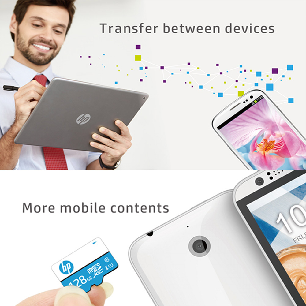 Thẻ Nhớ Hp Tf 128gb U1 Class10 Uhs-1 Dung Lượng 100m / S
