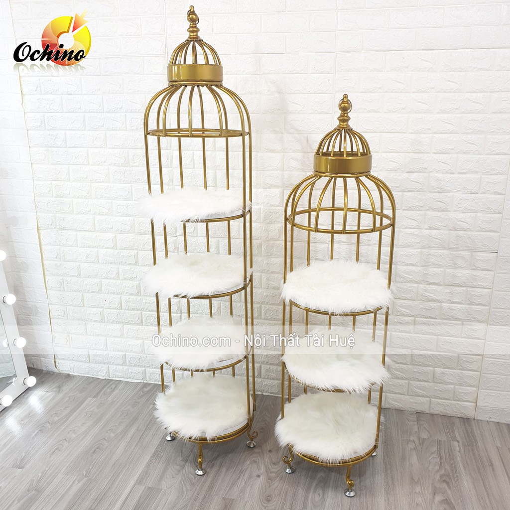 Thảm lông tròn Chụp Hình và Trang Trí Để Kệ Lồng chim loại đẹp cao cấp dày mịn (Size 38cm)