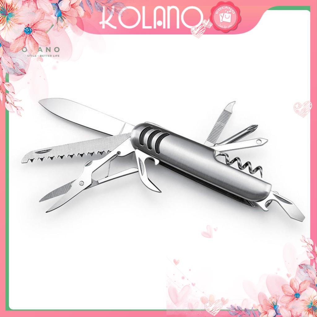 Dao đa năng KOLANO dụng cụ đa năng gia đình 11 món dao, kéo, vít, dũa,... sửa chữa tiện dụng HG-001297