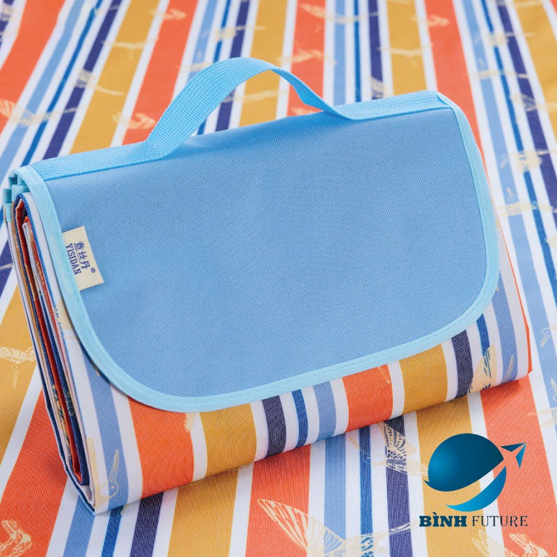 Thảm picnic , Thảm dã ngoại, Thảm du lịch cao cấp - Chống thấm nước, họa tiết caro, gấp gọn tiện lợi