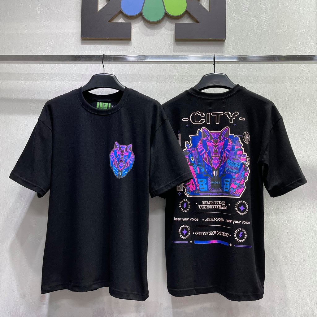 Áo thun tay lỡ HADES City tee Nam nữ cotton Kun Shop | BigBuy360 - bigbuy360.vn
