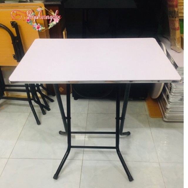 Bàn gấp chân cao 70cm gấp gọn , đa năng kích thước mặt 50/70, 40/60 cm