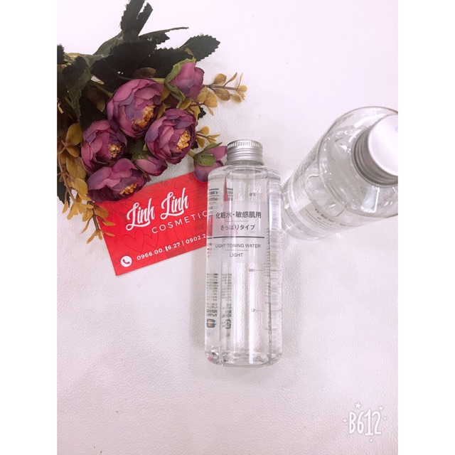 (tặng kèm băng đô) Toner muji - Nước hoa hồng MUJI LIGHT- moisture - high moisture 200ml