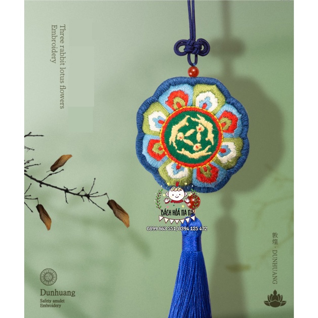 Kit thêu tay trang trí DIY / BỘ KIT TỰ THÊU 2021 Túi Thơm Đôn Hoàng Treo ô tô Decor nhà Túi xách·- Handmade Nana