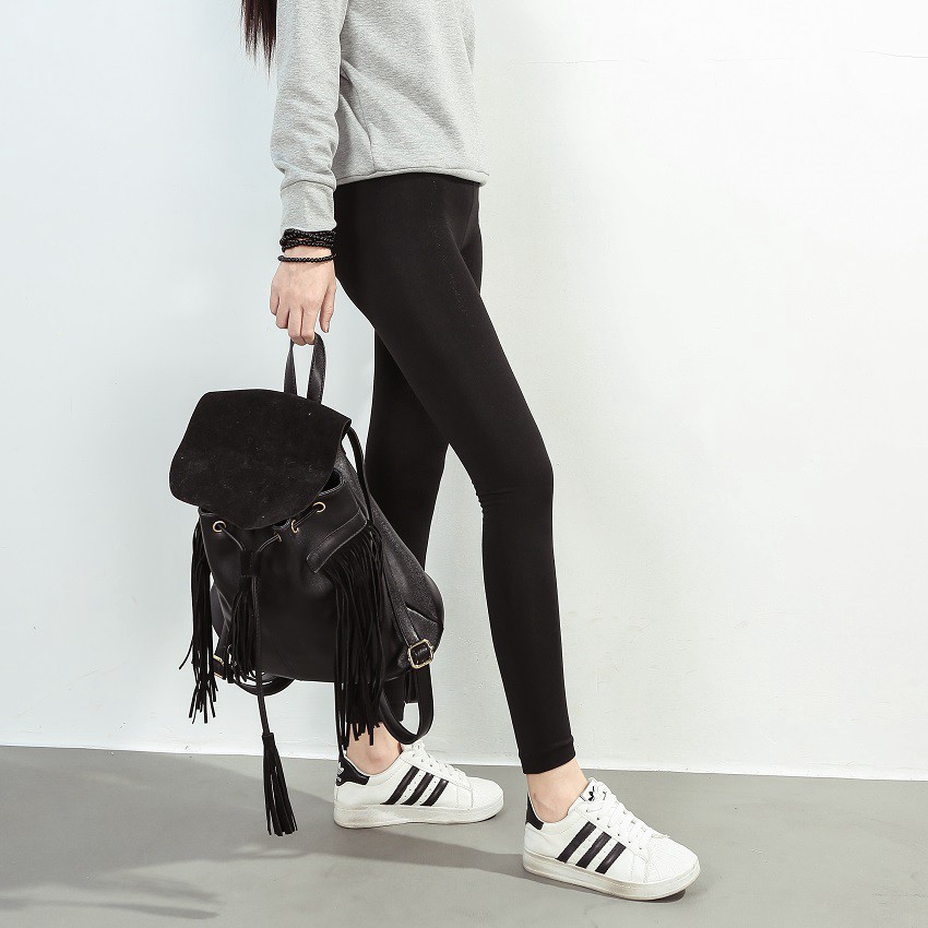 Quần Dài Nữ Bó Sát Co Giãn Màu Trơn Thời Trang | BigBuy360 - bigbuy360.vn