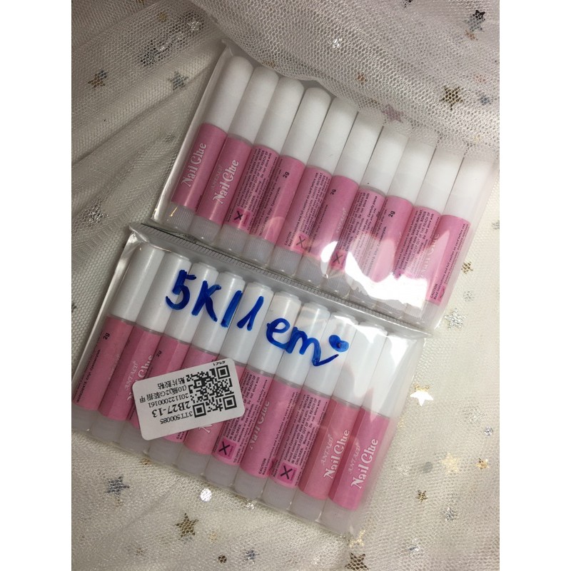 keo mini 2g dán móng up - nail box(sỉ sl lớn)