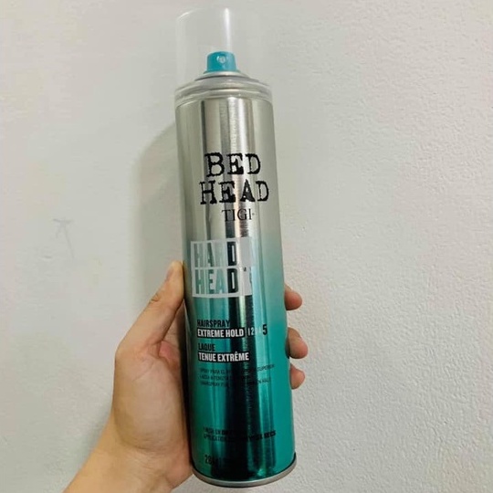 Xịt siêu cứng, giữ kiểu lâu bền Tigi Bed Head Hard Extreme Hold Hairspray 385ml ( New 2021 )