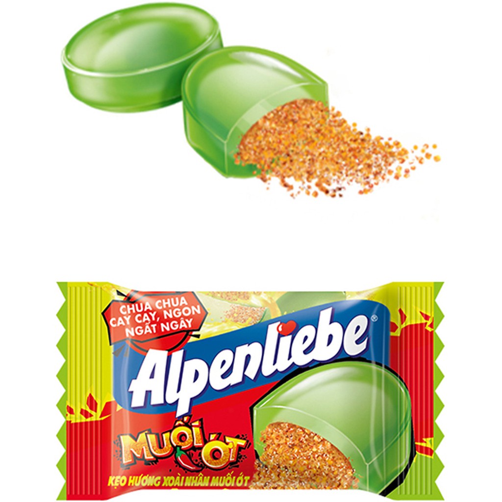 Kẹo Alpenliebe sữa caramen, dâu kem, xoài non 119g