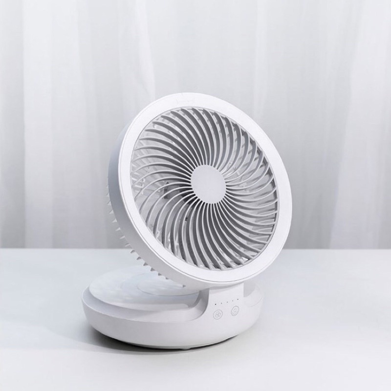 Quạt điện mini quay 360 cảm ứng