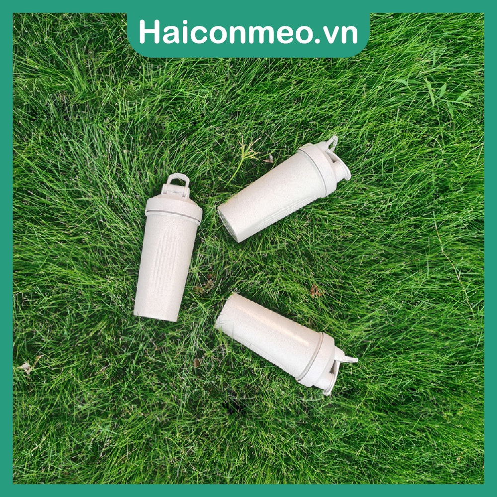 Bình lắc whey lúa mạch tập gym bình nước thể thao shaker pha sữa protein